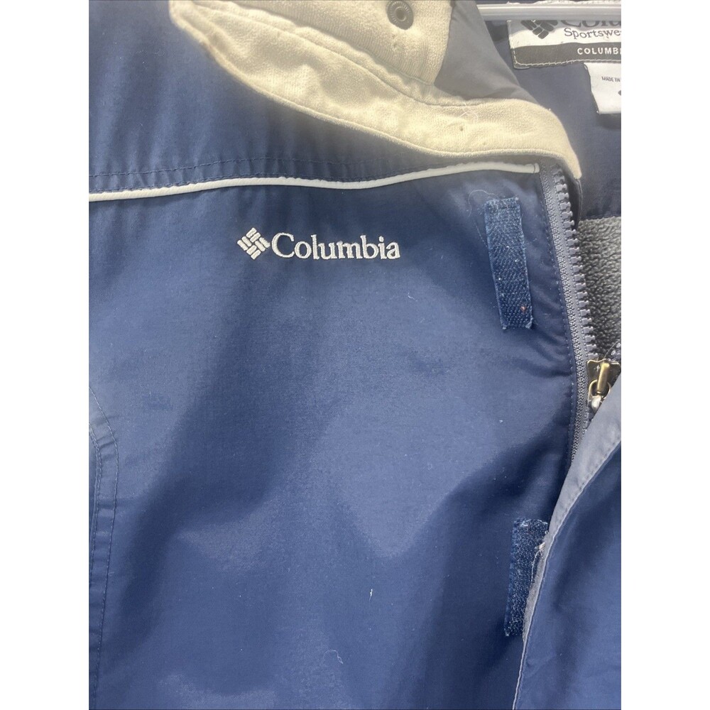 Columbia Sportswear Navy Blue Full Zip Hooded Coat Mens Size Large - Picture 6 of 13